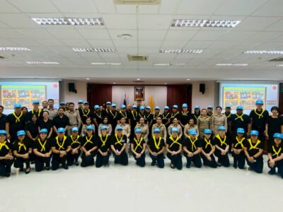 พิธีรับมอบสิ่งของพระราชทาน หมวกและผ้าพันคอ จิตอาสาพระราชทาน ของสำนักงานการตรวจเงินแผ่นดินภูมิภาคที่ 3 (จังหวัดนครปฐม)