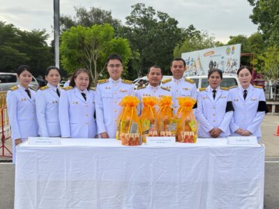 สำนักงานการตรวจเงินแผ่นดินภูมิภาคที่ 3 (จังหวัดนครปฐม) ร่วมพิธีเจริญพระพุทธมนต์และทำบุญตักบาตรถวายพระราชกุศลแด่ สมเด็จพระนางเจ้าสิริกิติ์ พระบรมราชินีนาถ พระบรมราชชนนีพันปีหลวง เนื่องในโอกาสวันคล้ายวันพระราชสมภพ และวันแม่แห่งชาติ 12 สิงหาคม 2569