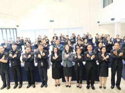 สำนักตรวจเงินแผ่นดินจังหวัดนนทบุรี ร่วมเป็นวิทยากร “โครงการอบรมเชิงปฏิบัติการพัฒนาสมรรถนะข้าราชการครูและบุคลากรทางการศึกษา ตำแหน่งรองผู้อำนวยการสถานศึกษา สำนักงานเขตพื้นที่การศึกษามัธยมศึกษานนทบุรี”